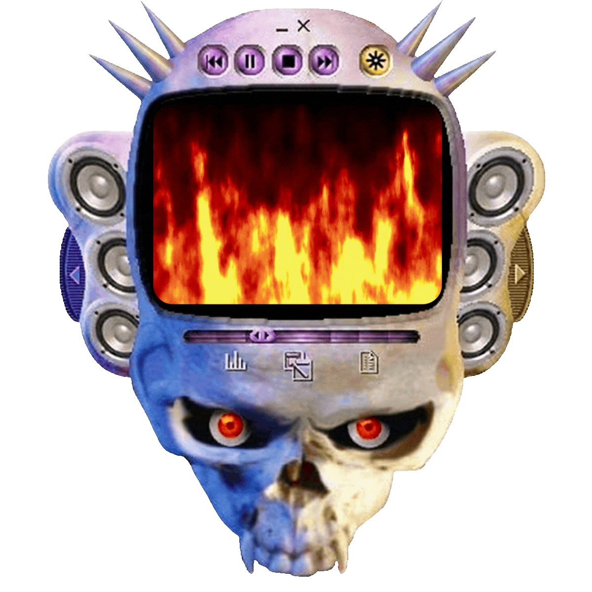 Skull Radio Player